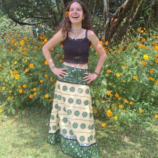 Kanga Flared Skirt
