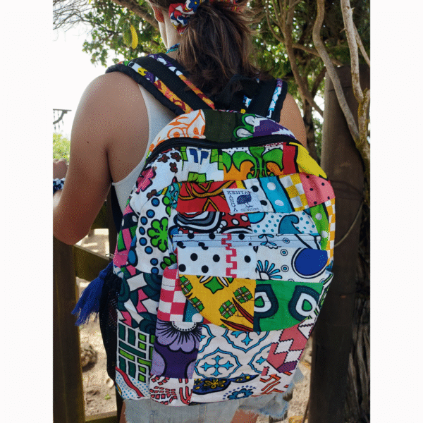 Alternative view of Patched Backpack