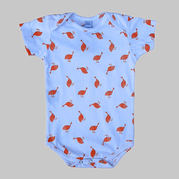 Alternative view of Onesie Guinea Fowl Design