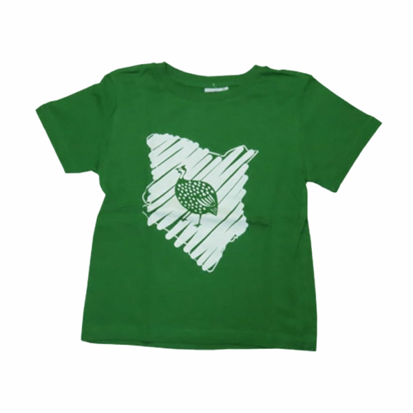 Alternative view of Kids  T-shirts Guinea Fowl Print