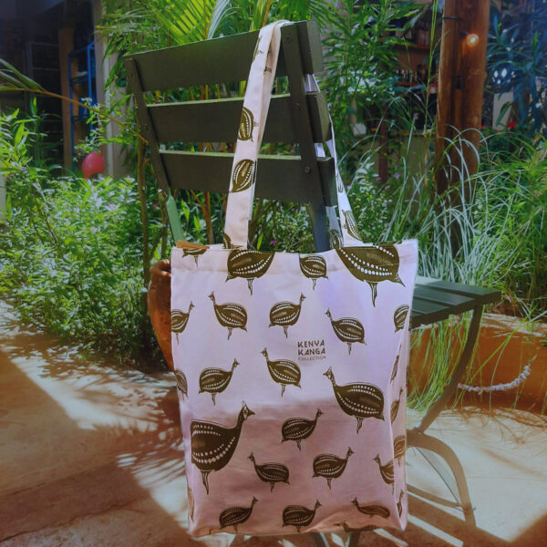 Alternative view of Tote Bag (Guinea Fowl Design)
