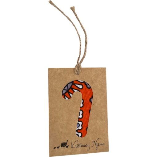 Christmas Candy Cane Gift Tag
