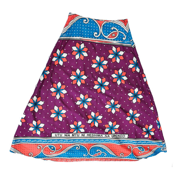 Kanga Flared Skirt – Kenya Kanga Collection